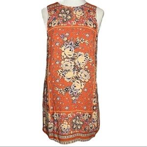 Urban Outfitters-Ecote Orange Floral Dress…